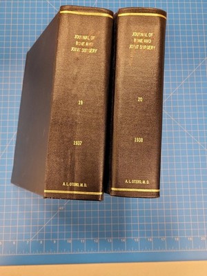 Journal Bone Joint Surgery Book 1937 1938 Orthopaedic Medical Publication