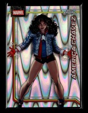 2026 Topps Chrome Marvel Comics America Chavez #5 RayWave Refractor