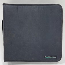 Case Logic CD/DVD Black Storage Binder 39 Pages  4 Per Page  156 Total
