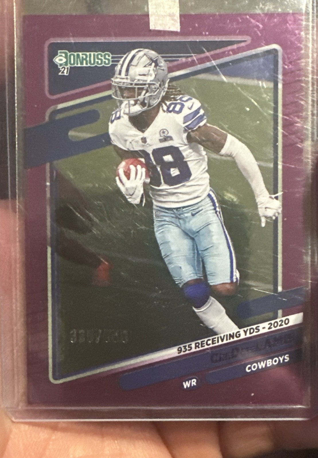 2021 Panini Donruss - CeeDee Lamb #190 Season Stat Line /500