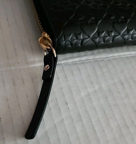 Kate Spade Geldbörse Schwarz Penn Place Prägung Neda Rundumreißverschluss Neu - Bild 12 von 24