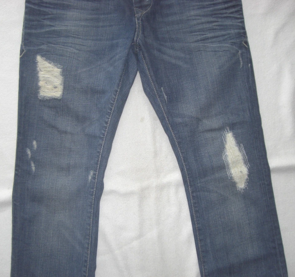 Jack & Jones Jeans Para Hombre W33 L32 Clark Vintage 33-32 Estado Como Nuevo - Imagen 3 de 4