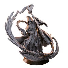 Archmage – 32mm Resin Miniature | D&D 3D Printed Fantasy Wizard Figure