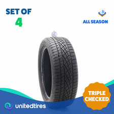 Set Of 4 Used 20550zr17 Continental Extremecontact Dws06 93w - 7.5-8.532