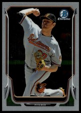 2014 Bowman Chrome Chris Tillman #95