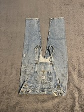 Vintage Thrashed Pointer Brand Overalls Mens Size 30x33 Denim Work USA Made