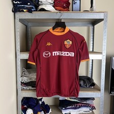 Rare! AS Roma Kappa Soccer Jersey Shirt Vintage 00s