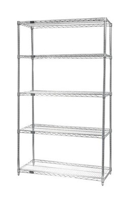 Quantum Storage Systems - Wr86-1436p-5 - Wire 5 Shelf Starter Kit Proform 86in