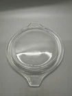 VINTAGE PYREX 470-C 1 CLEAR GLASS LID ONLY REPLACEMENT CASSEROLE TAB HANDLES