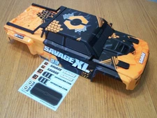 HPI Savage XL 5.9 GTXL-6 Factory Painted Orange Black Kingcab Body HPI160102