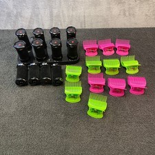 T3 Micro Voluminous Hot Rollers Model 73706 Black Velvet 12 Rollers Clips Case