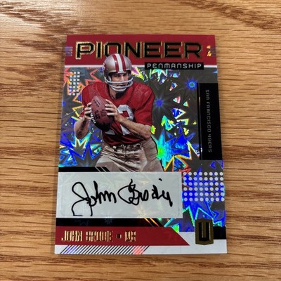 2018 Panini Pioneer Penmanship 18/20 John Brodie Auto Autograph Signed 49ers