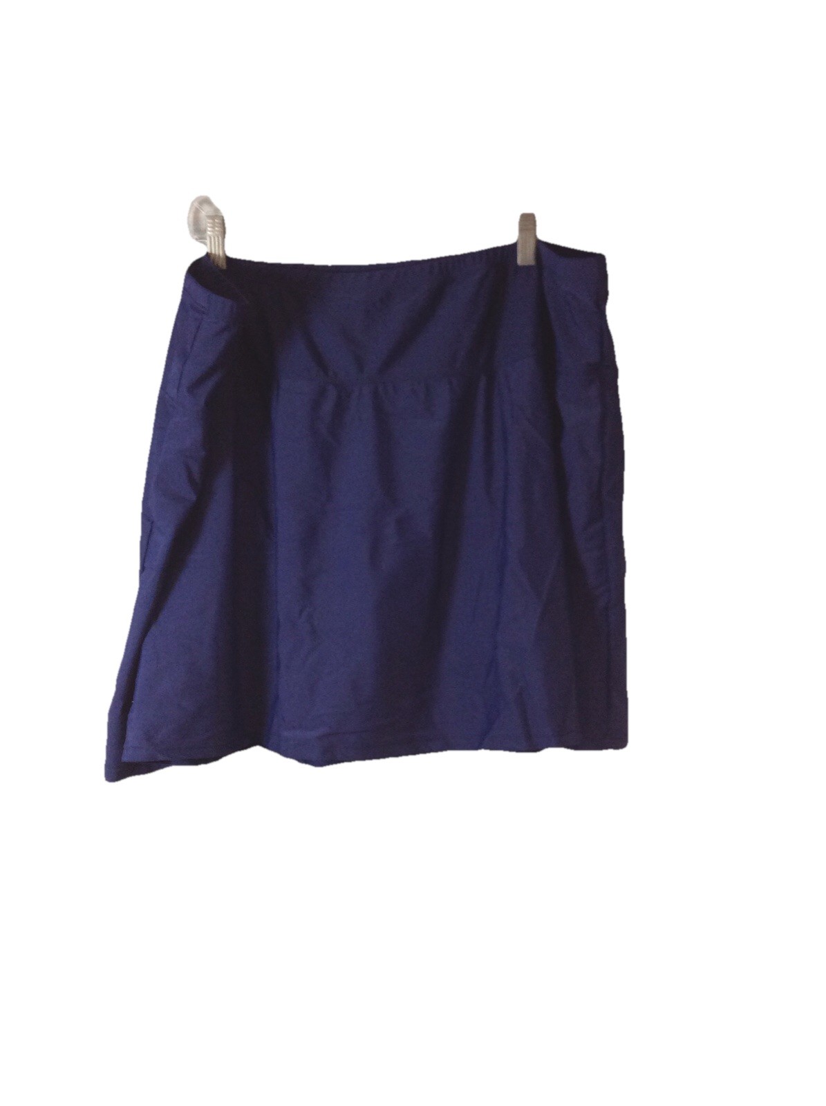 Daci Womens 28W 4X Navy Blue Skirt with Shorts 081256