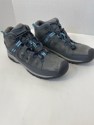 Keen Targhee IV Mid Women s Size 7 Waterproof Hiking Outdoor Boots; Granite Gray