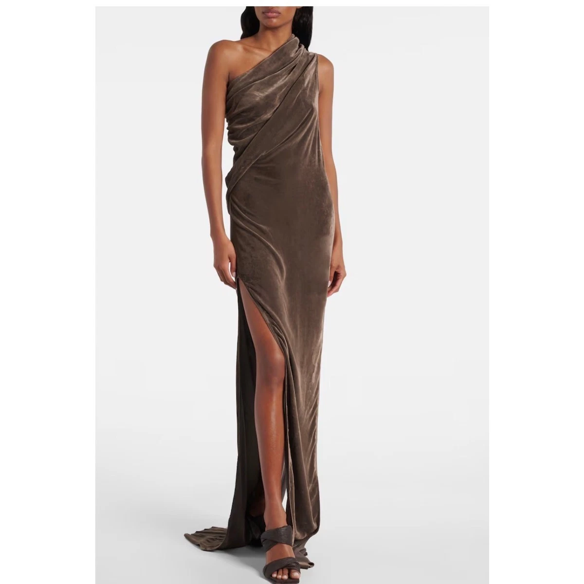 white pleated halter neck dress Pleated Backless Halter Dress