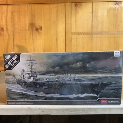 Academy 1/800 Scale Model Kit USS Kitty Hawk CDV 63 SEALED 6/12