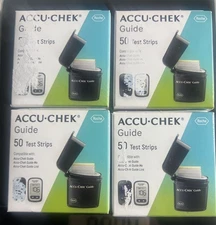 Accu-Chek Guide Blood Glucose Test Strips, 50 Count, 4 sealed boxes