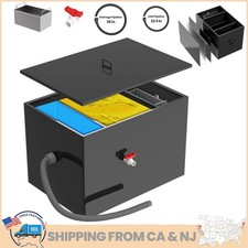 60LB Commercial Grease Interceptor Trap 30GPM Under Sink Grease Trap for Canteen