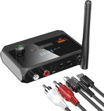 Bluetooth 5.4 Receiver for Home Stereo, Optical Low Latency HD Music Audio Blu