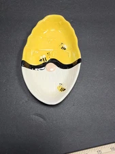 Boston International - 7.5" x 5" Serving Platter - Bee Gnome