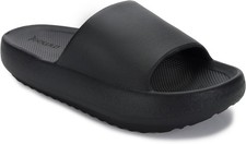 Arch Support Cloud Slippers Womens Mens Slides Cushioned for Shower Foam Fema...