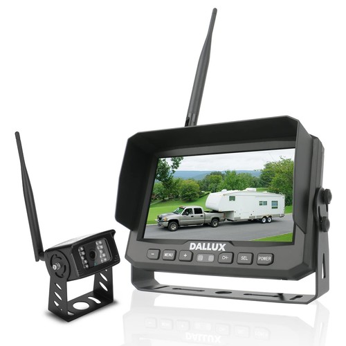 Truck Bus Digital Wireless Backup Camera Monitor System Kit, 7 inch DVR Monit...