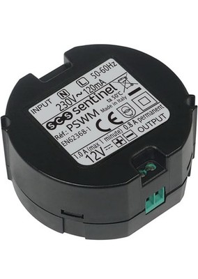 SCS Sentinel - AAA0002 - Netztransformator 12V 0,8A - Einbau in Unterputzdose