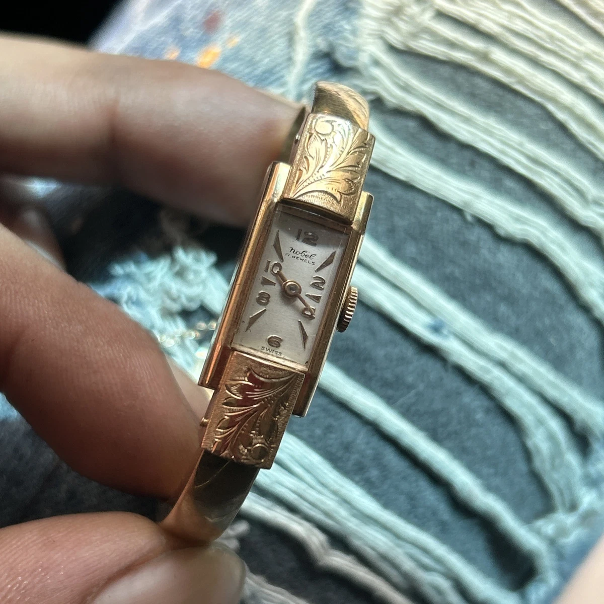 BUCHERER SWISS MADE ヴィンテージ腕時計手巻き HA-4989| ブヘラ レディース 手巻き バングルウォッチ BUCHERER