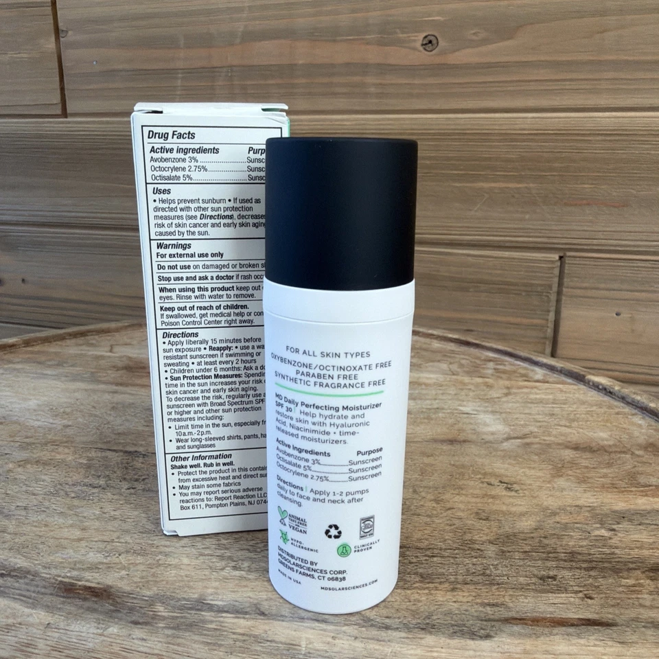 Crema hidratante perfeccionadora diaria MDSolarSciences FPS 30 1,7 oz. Protección solar Foto 4 de 4