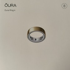 Oura Ring Gen 4 - Gold - Size 8 - BRAND NEW SEALED JZ90-54216-08