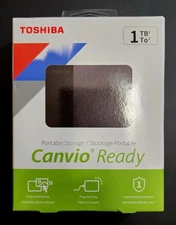 Toshiba Canvio Ready 1TB Portable External Hard Drive USB 3.0 New Sealed