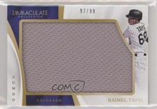 2017 Panini Immaculate Immaculate Jumbo 97/99 Raimel Tapia #IJ-RT 2f4