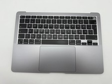 MacBook Air 13" 2020 A2337 Topcase QWERTZ Akku Tastatur Grau #T885