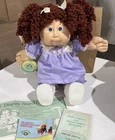 VTG 1986 Cabbage Patch Kid Doll - Tongue Out Curly Pigtails - Adelaide Joletta