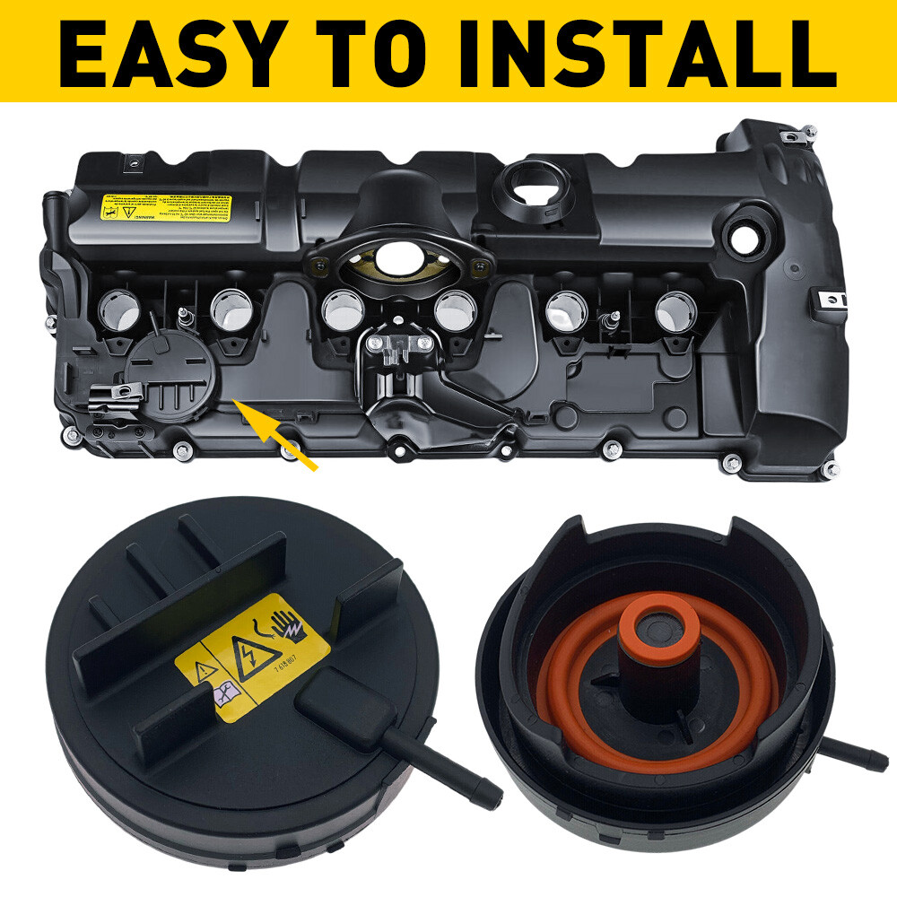 PCV Valve Cover For 0613 BMW 128i 328i 328xi 528i 528xi X3 X5 Z4 N52 2