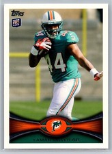 2012 Topps - #242 Lamar Miller (RC) Dolphins