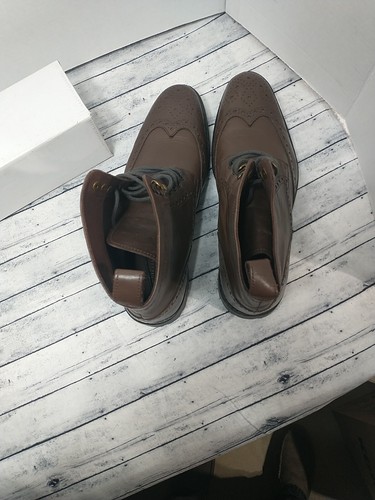 Anthony Veer Herren Grant Budapester Leder Elegant Stiefel Dunkelbraun Größe 11 - Bild 6 von 10