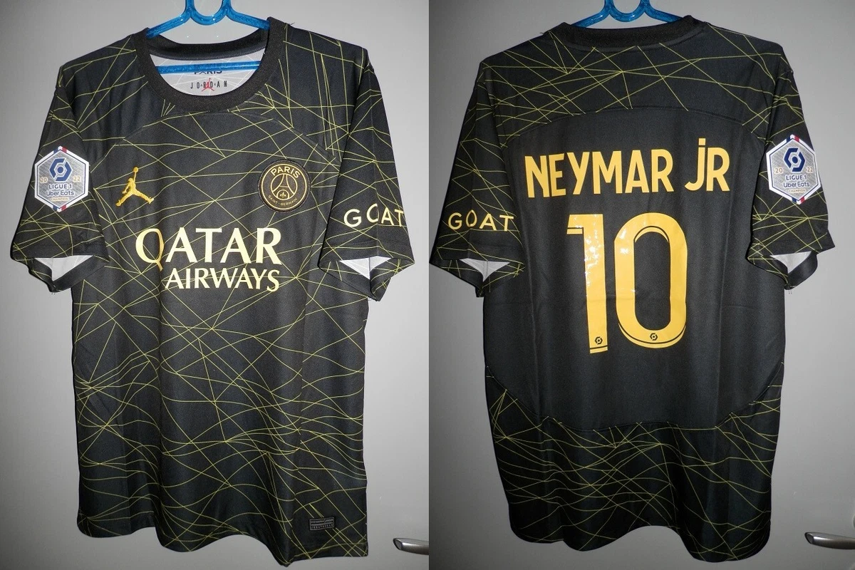 SHIRT PSG 2022-2023 NEYMAR JR #10 BRAZIL JERSEY BRASIL CAMISETA MAILLOT  FOURTH