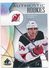 SEAMUS CASEY 2024-25 SP GAME USED EDITION AUTHENTIC ROOKIES #228 DEVILS MINT
