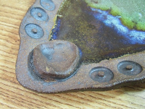 POTTERY ART PLATTER B. DUNN - Picture 8 of 9