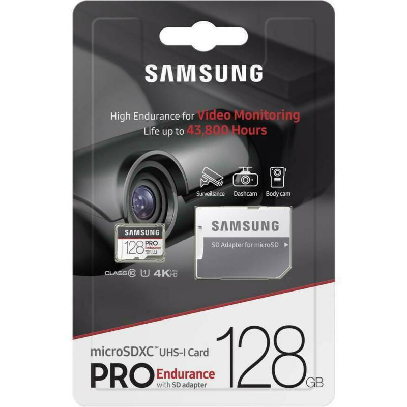 Scheda di memoria Samsung PRO 32 GB 64 GB 128 GB micro SD Class10 4K HD alta resistenza - Foto 11 di 11