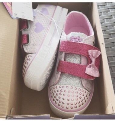 SSPORT Glitter Stars Sneakers Size 1 New