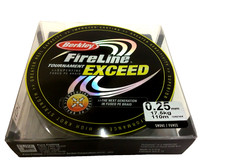 Berkley Fireline Tournament EXCEED 0,25 mm 110 m fumo fumo confezione originale 1 m/1,63 €
