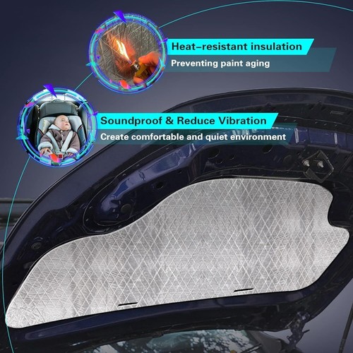 60 Blatt Auto Schalldämmmatte KFZ Schalldämpfer 25 cm x 18 cm - Bild 6 von 10