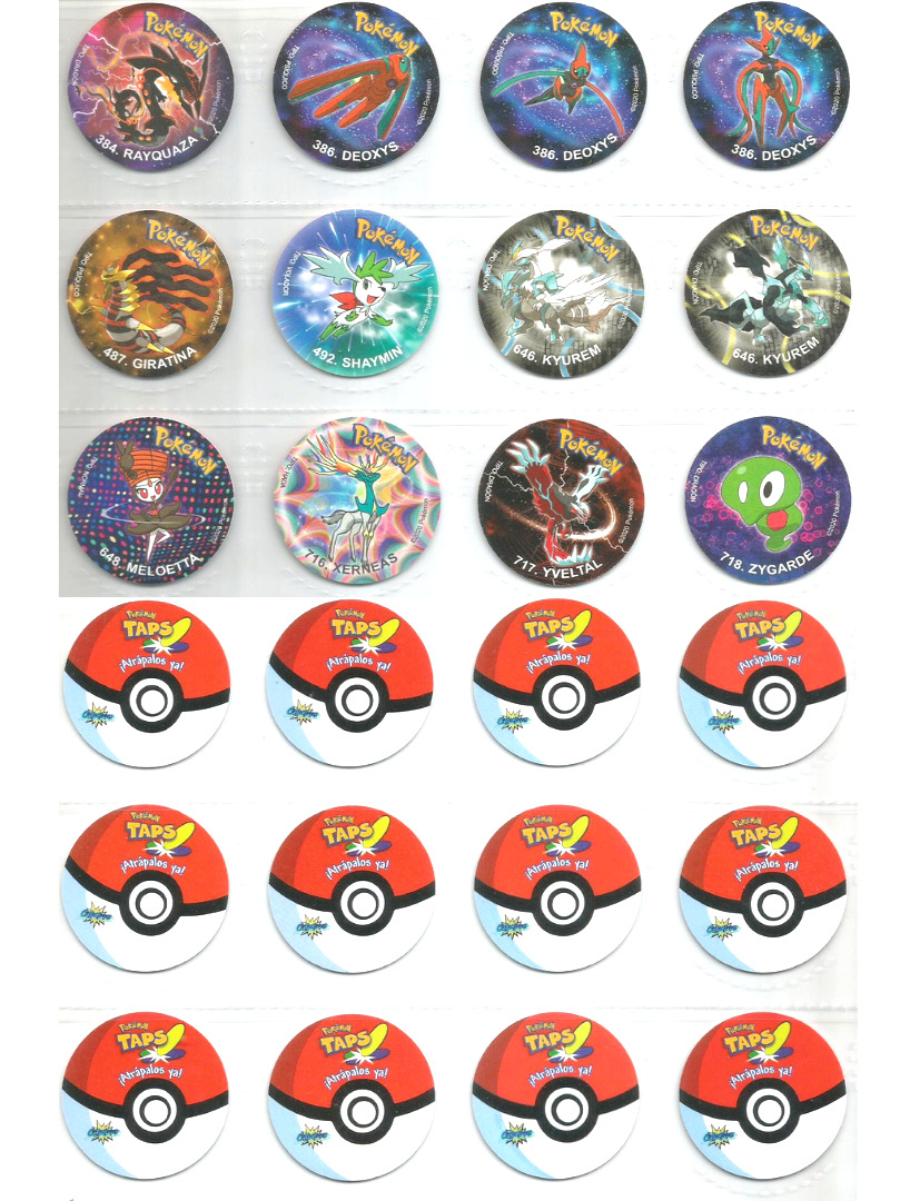 TAZO POKEMON DKV #817 DRIZZILE 2019 Sword & Shield PERU Edition Pogs Taps