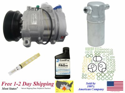 New A/C AC Compressor Kit for 2001-2005 Audi Allroad Quattro (2.7L engines)