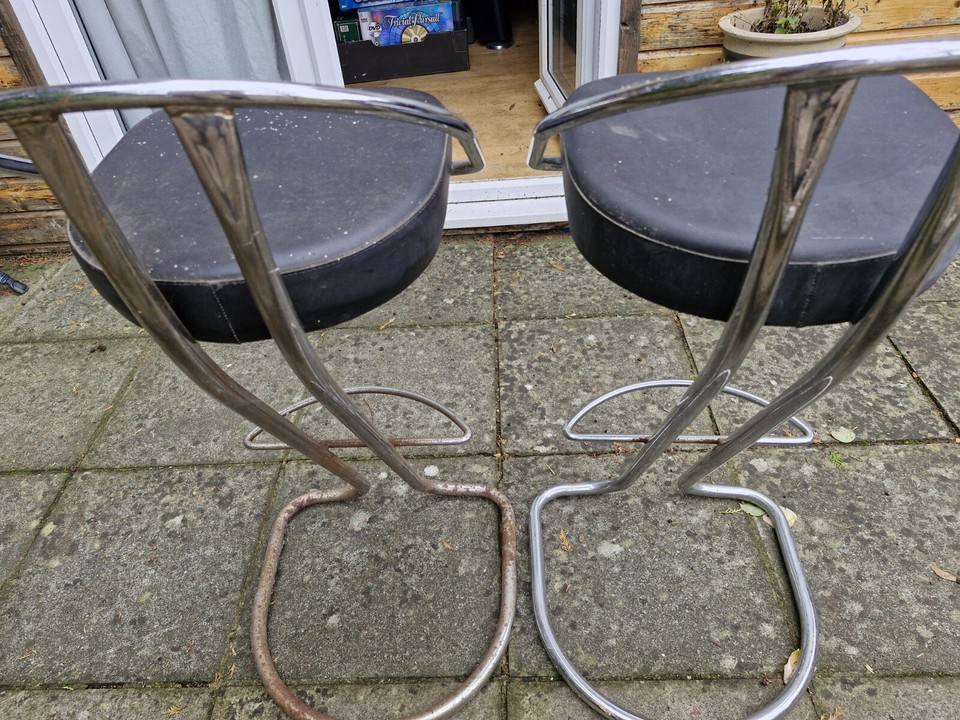 bar stools x 2 used eBay