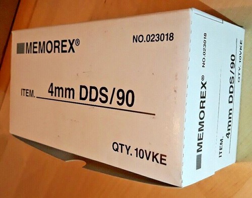 📼 10 x DAT Leerkassetten 180 min MEMOREX DDS 90m 2,0 GB - OVP versiegelt NEU - Bild 2 von 11