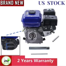 Gas Engine Motor 212cc 4-Stroke OHV 7HP Manual Recoil Start Horizontal Pump