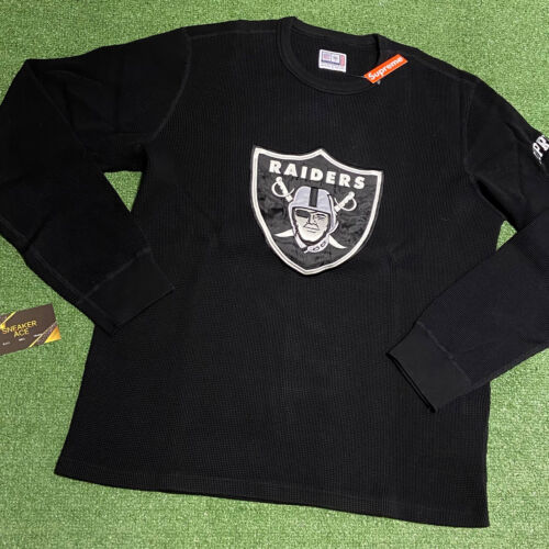 Supreme NFL Raiders 47 Thermal Black: L
